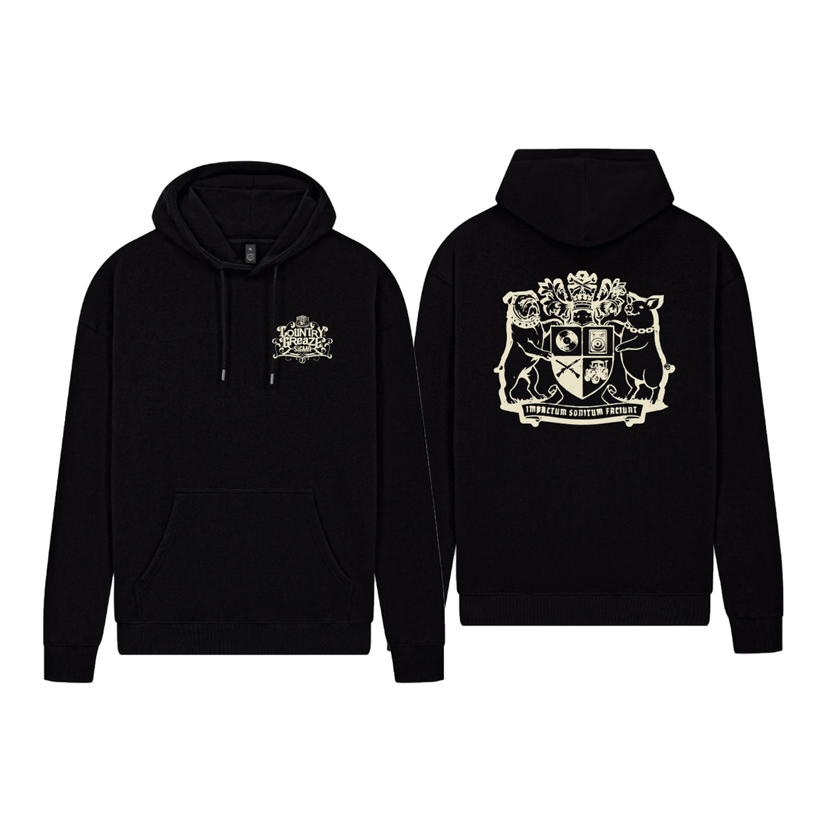 COUNTRY GREAZE Hoodie (Black) PRE ORDER